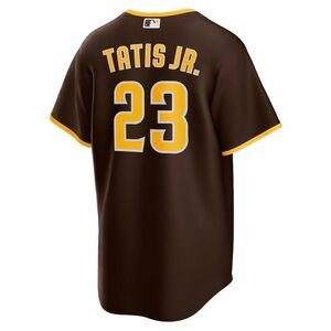 NWOT San Diego Padres Fernando Tatis Jr. Nike MLB Jersey - Brown, Size Large